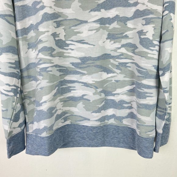 Splendid Blue Camo Sleep Shirt Pullover Soft Size Small S GUC L856 - Picture 3 of 10
